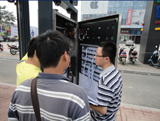 我公司參與建設安裝的蚌埠市公交電子站牌已進入試運行階段